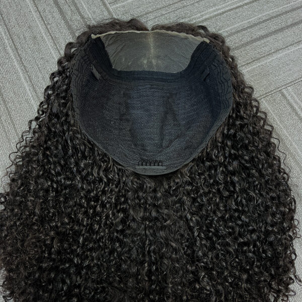5x5 Glueless Double Drawn Pissy Curl Transparent Lace Closure Wig - Image 5